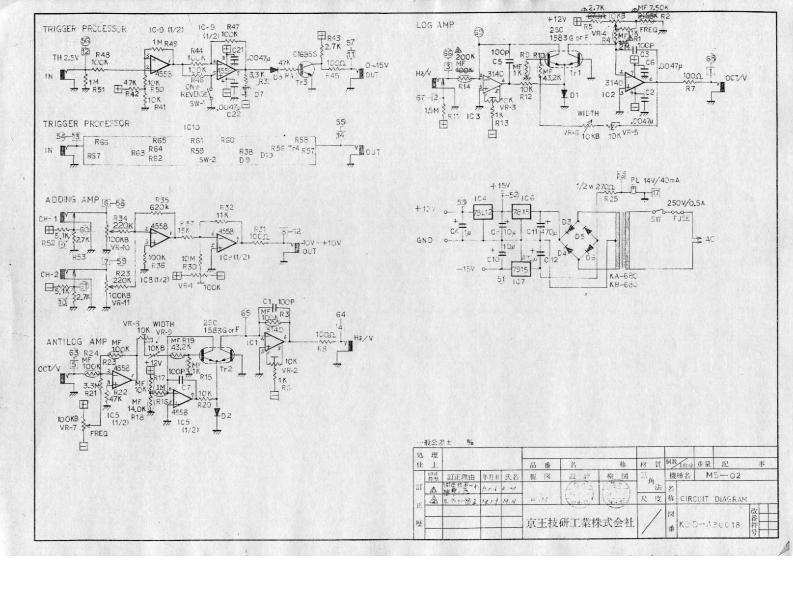 Korg_MS-02_Schematic电器原理图新质力文库 - 聚焦新质生产力发展的数字化知识库_行业洞察 / 理论成果 / 实践指南免费下载新质力文库