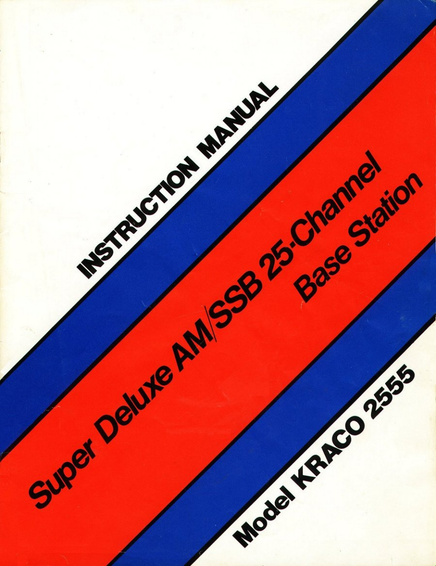 Kraco_2555_(Manual操作说明书手册)