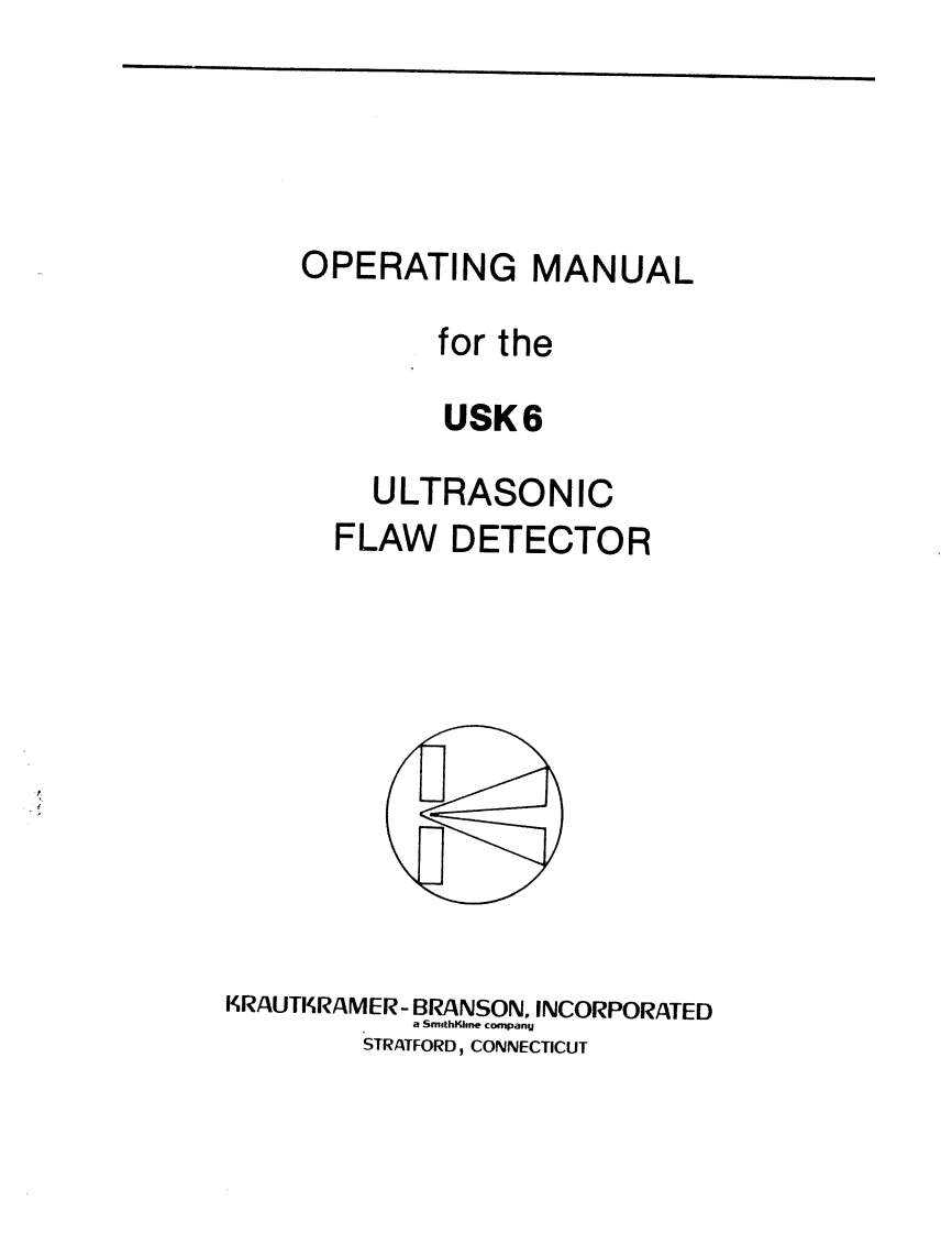 KrautKramer-USK6-User-Manual操作说明书手册新质力文库 - 聚焦新质生产力发展的数字化知识库_行业洞察 / 理论成果 / 实践指南免费下载新质力文库