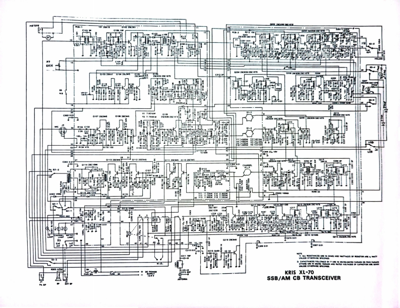 Kris_XL-70_(Schematic电器原理图手册)