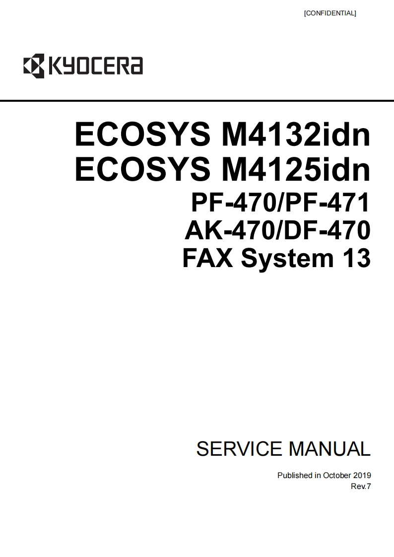 Kyocera_ECOSYS_M4125idn_M4132idn_SM_R7零部件手册