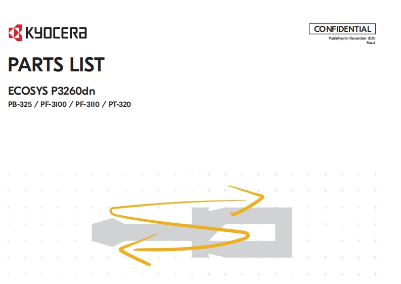 Kyocera_ECOSYS_P3260dn_PL_R4零部件手册