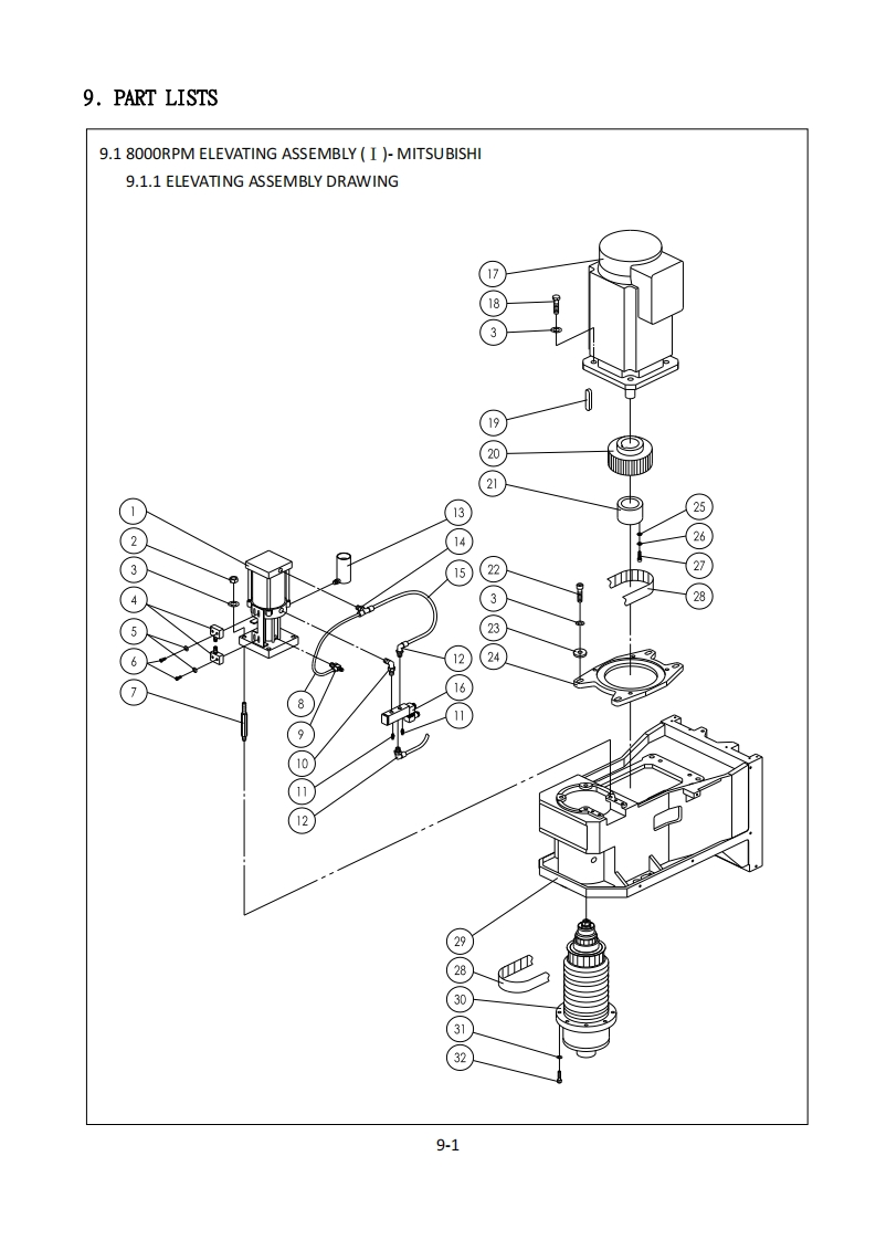 L439Partslsit安装调试说明书手册