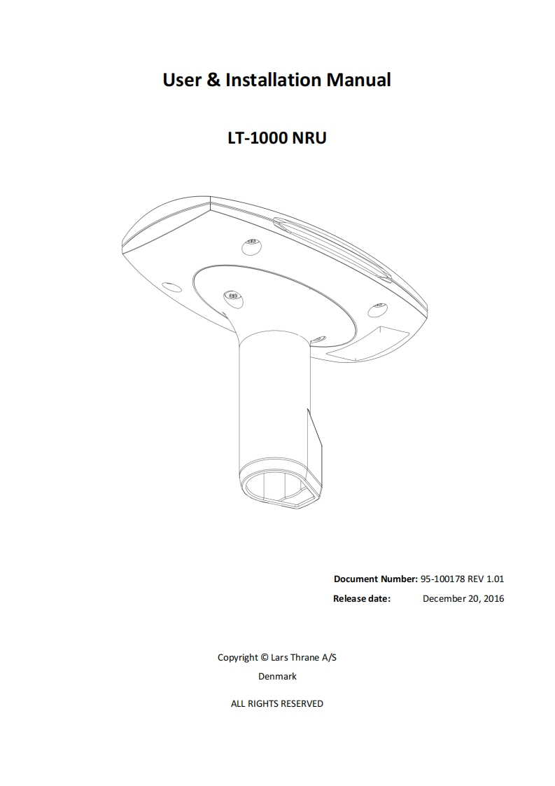 LARS_Thrane_LT-1000_NRU_Electronic_Compass_-_User_Installation_操作说明书手册_1
