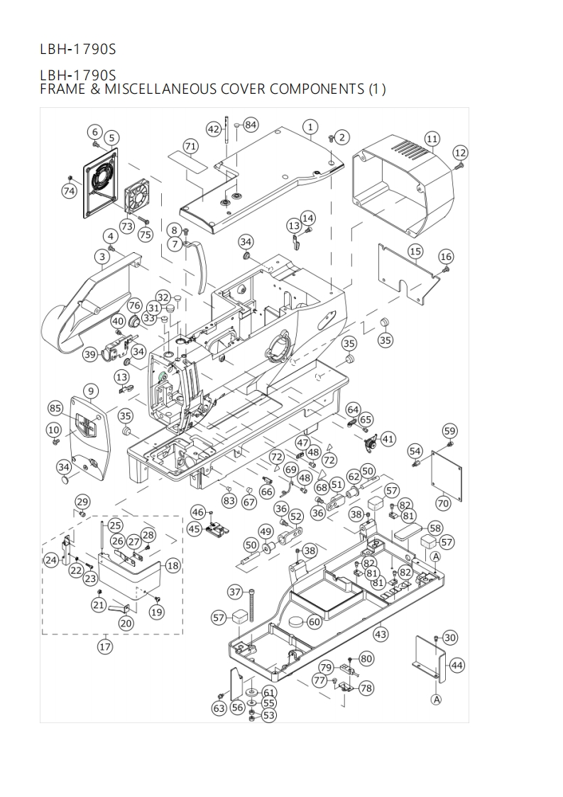 LBH-1790S使用说明书手册