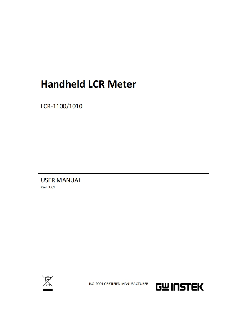LCR-1000_操作说明书手册_Rev_1