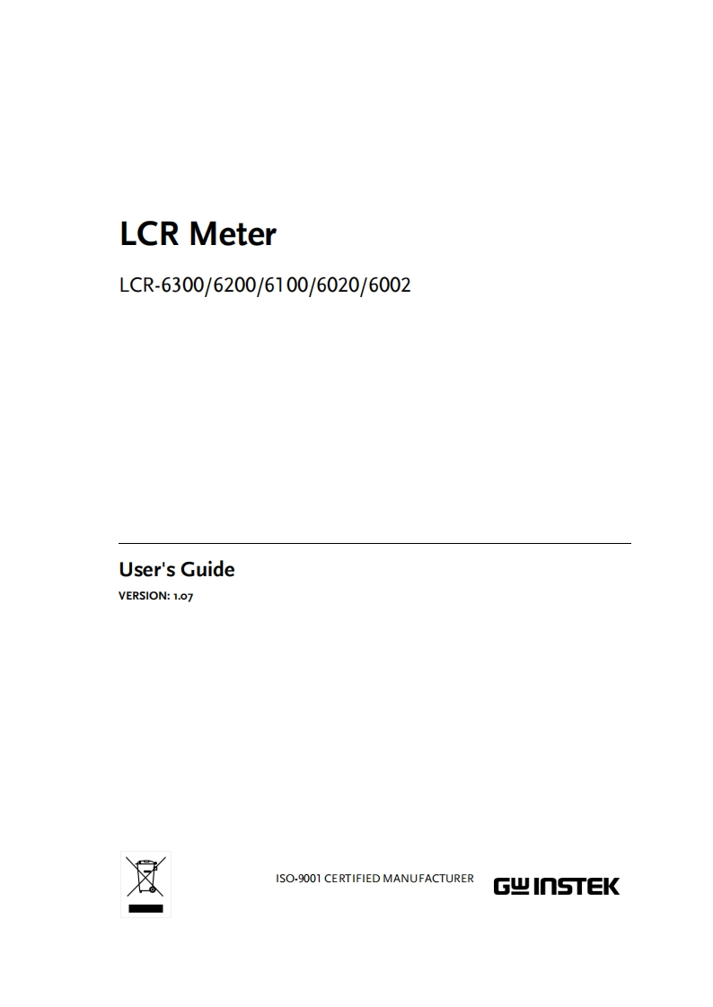 LCR-6000_操作说明书手册_Rev_1_07_20230822