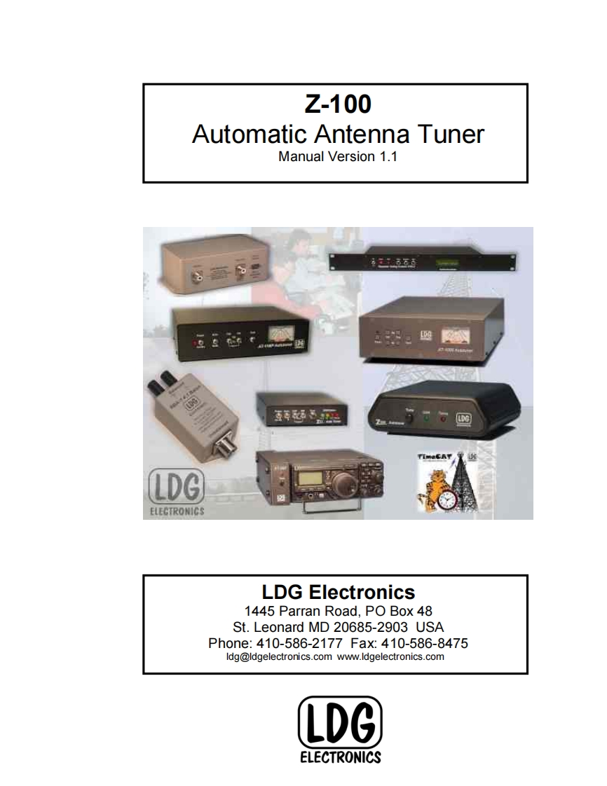 LDG_Electronics-Z-100-(Manual操作说明书手册)