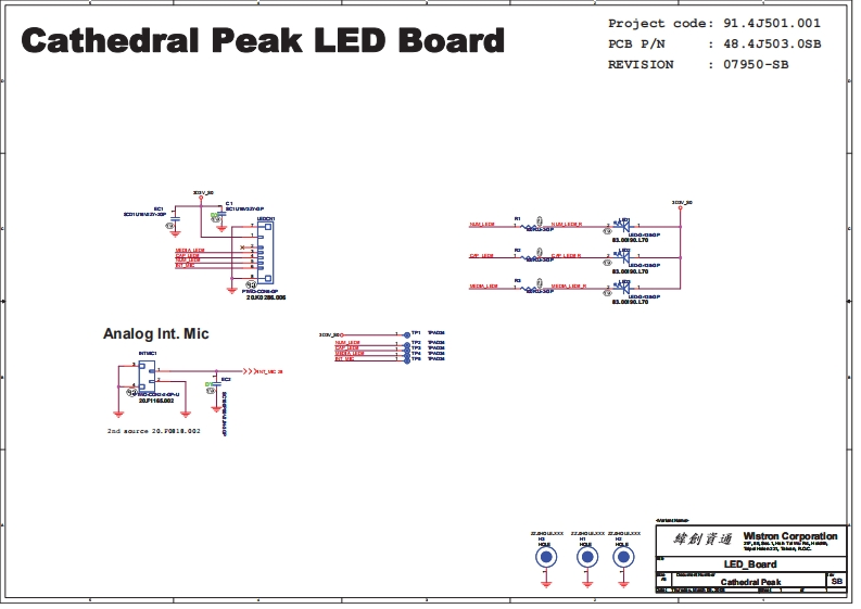 LED-BOARD_SB笔记本电器原理图