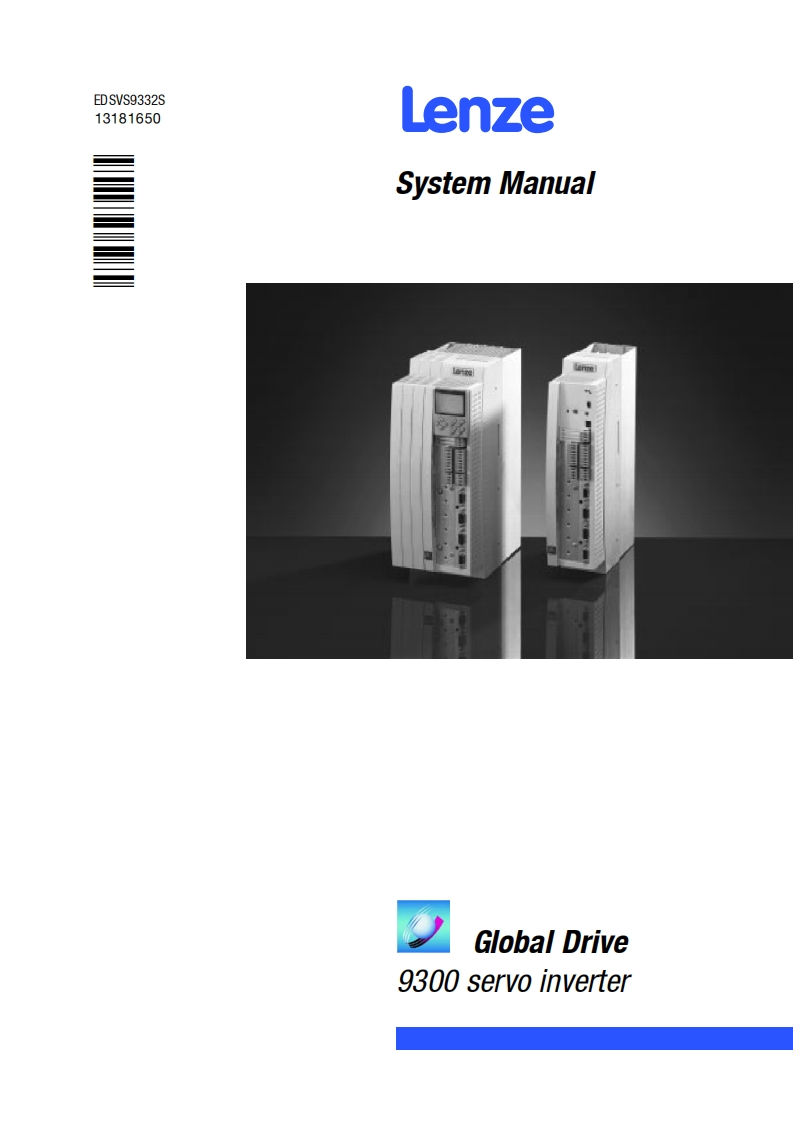 LENZE伦茨9300servoinverter安装调试说明书手册