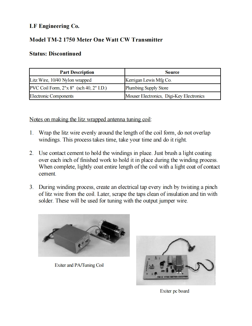 LF_Engineering_TM-2_user操作说明书手册