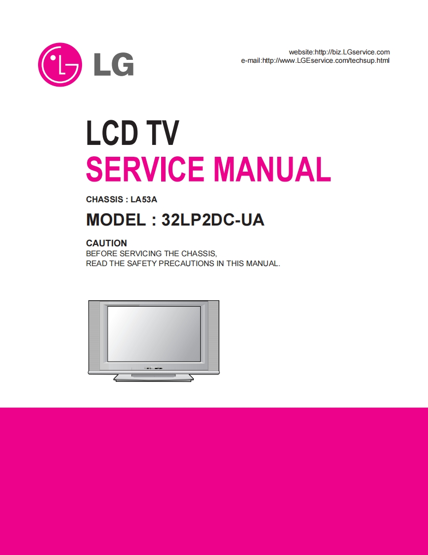 LG32LP2DCLCDTV维修手册电气原理图