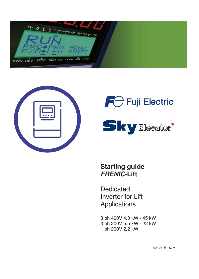 LM1UserManual电梯安装调试说明书手册