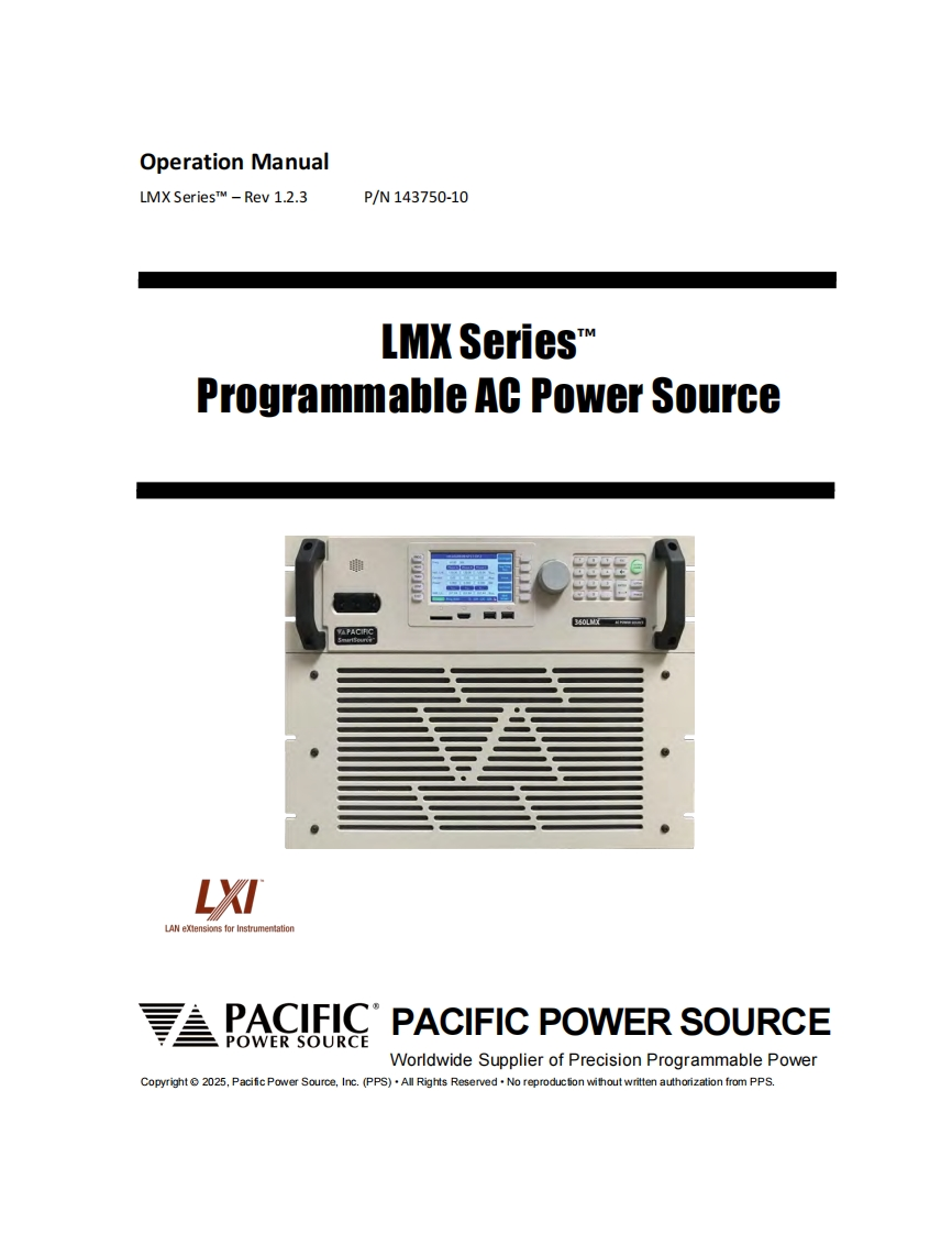 LMX_Series_操作说明书手册-PN143750-10