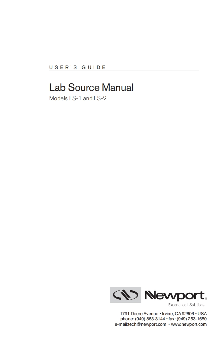 LS-1-and-LS-2-LabSource-操作说明书手册