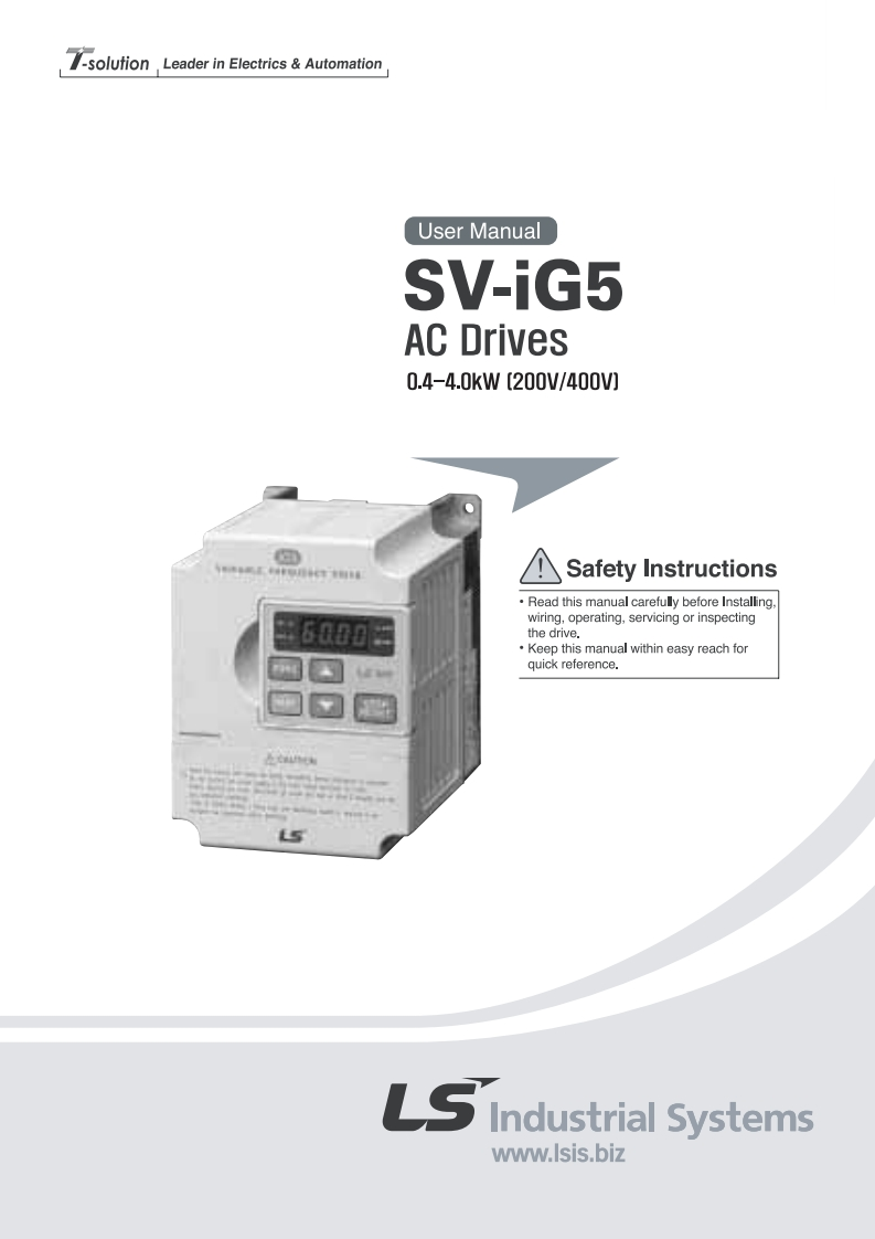 LS-iG5-tieng-anh变频器操作说明书手册
