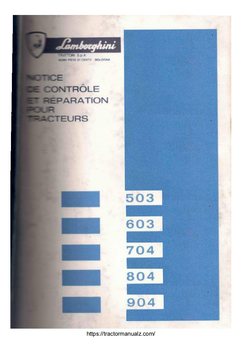 Lamborghini-503-603-704-804-904-Tractors-维修维护手册-PDF