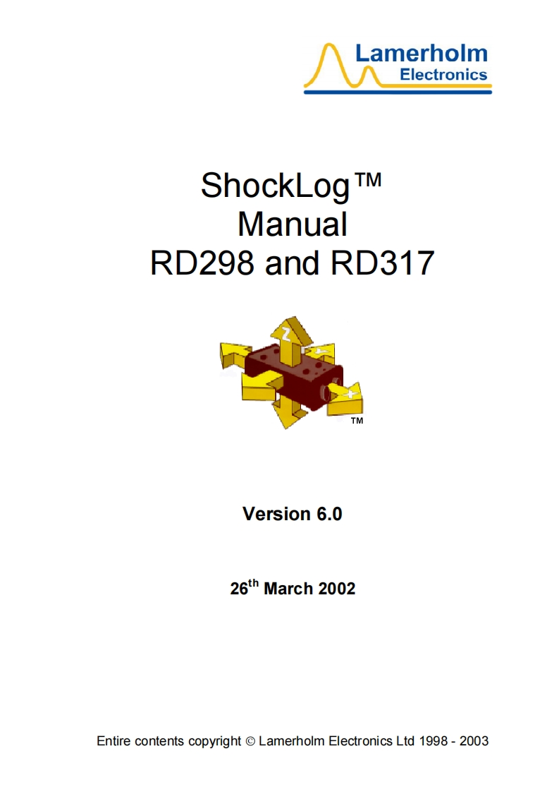 Lamerholm-RD298-ShockLog-User-Manual操作说明书手册新质力文库 - 聚焦新质生产力发展的数字化知识库_行业洞察 / 理论成果 / 实践指南免费下载新质力文库