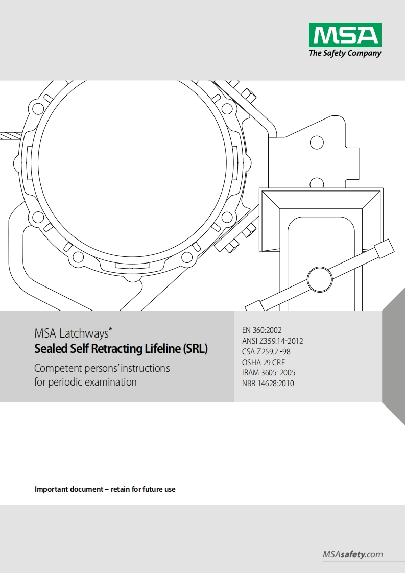 Latchways-Sealed-Self-Retracting-Lanyards-使用说明书手册