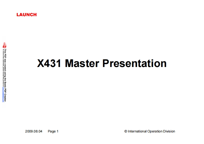 Launch-x431-master-使用说明书手册