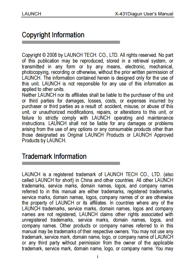 Launchx431diagun使用说明书手册