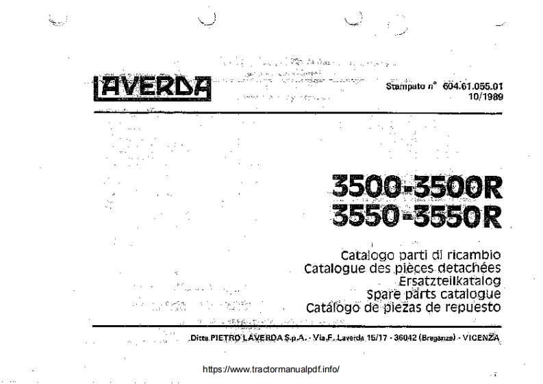 Laverda-3500-3550R-Combine-Harvester-零部件手册ue
