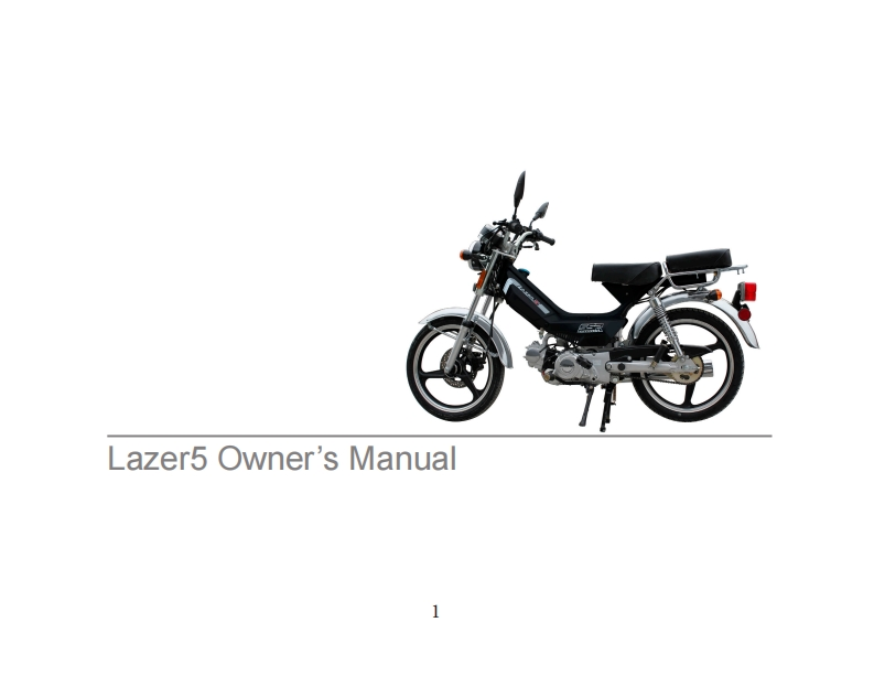 Lazer5驾驶与日常保养手册