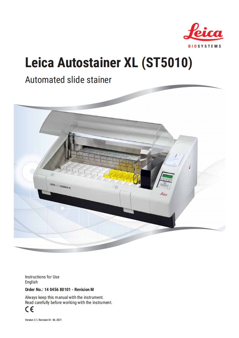Leica-Automated-Stainer-User-操作说明书手册