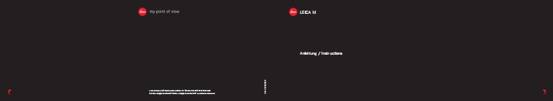 Leica-M-Typ-240_DE-EN-Instruction-使用说明书手册