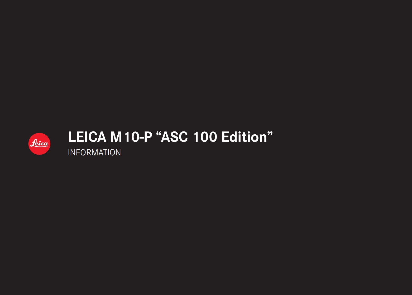 Leica-M10-P-ASC-editioon-instruction-使用说明书手册