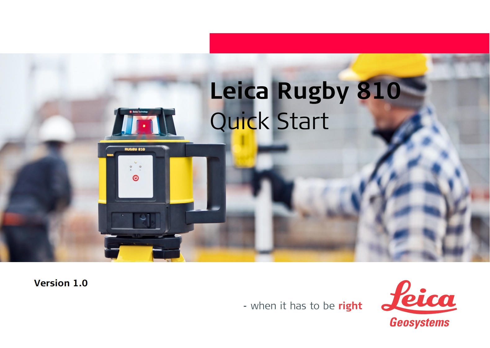 Leica-Rugby-810-Quick-Start