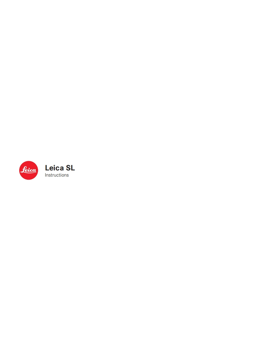 Leica-SL-601-Max-使用说明书手册-Manual-English-overgaard