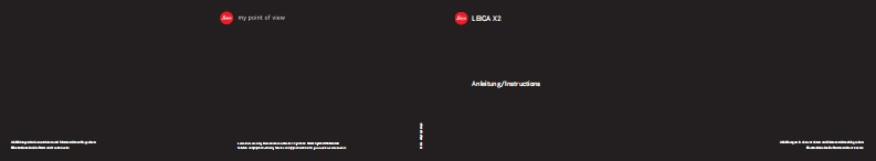 Leica-X2_使用说明书手册-EN