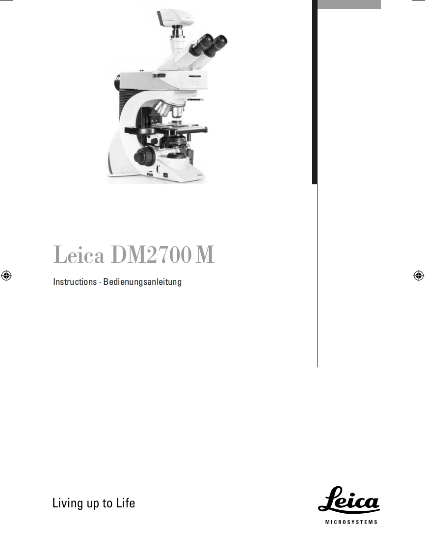 Leica_DM2700_M_Instructions操作说明书手册