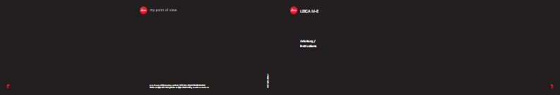 Leica_M-E_de-en-使用说明书手册