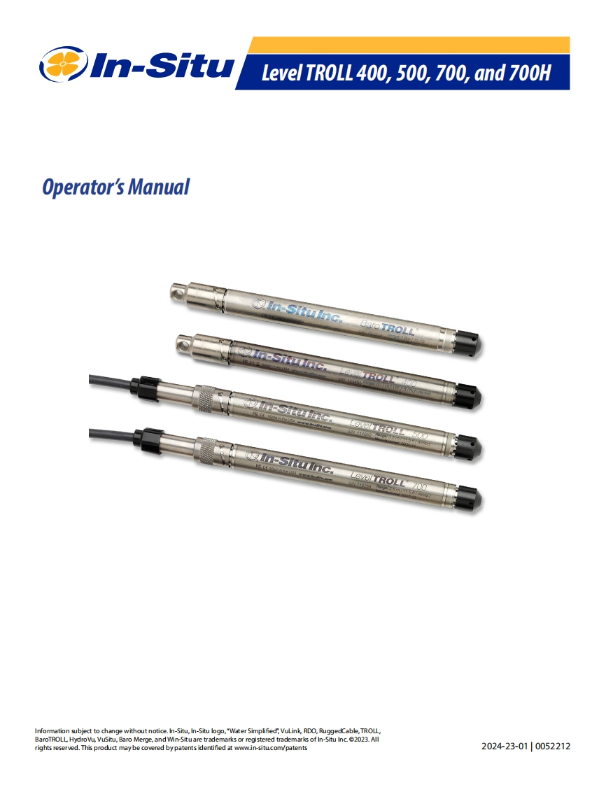 Level-TROLL-400-500-700-700h_使用说明书手册