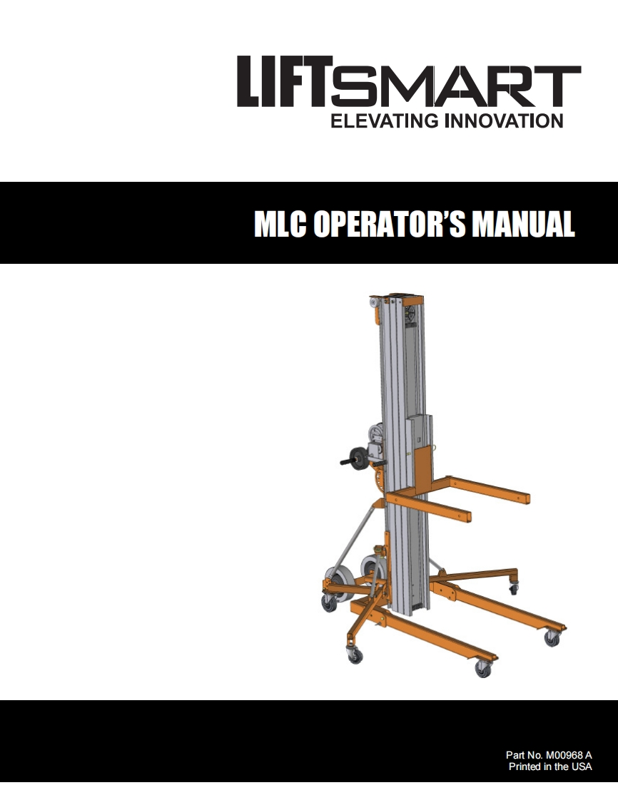 Life-Smart-MLI-15STD-Operations-Manual操作与维护保养说明书手册2