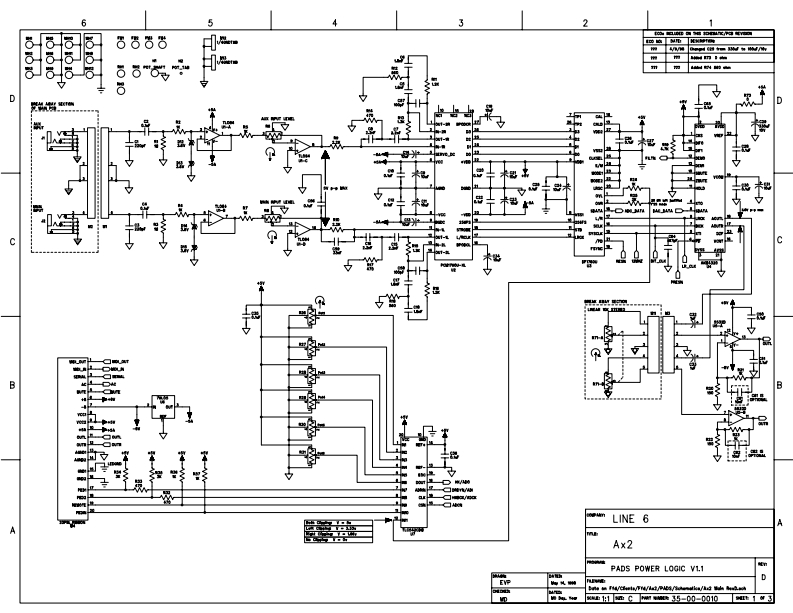 Line_6_Ax2_Service_Manual维修服务手册含电器原理图