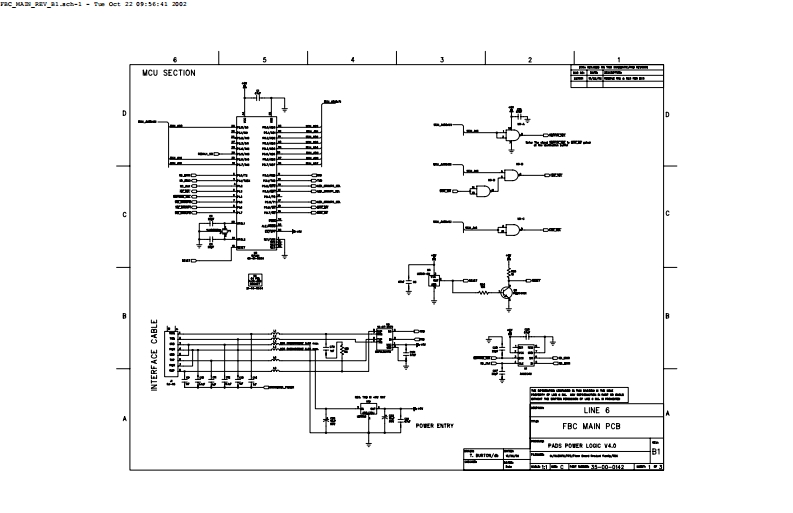 Line_6_FBV_Shortboard_Service_Manual维修服务手册含电器原理图