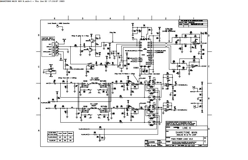 Line_6_Flextone_3_Service_Manual维修服务手册含电器原理图