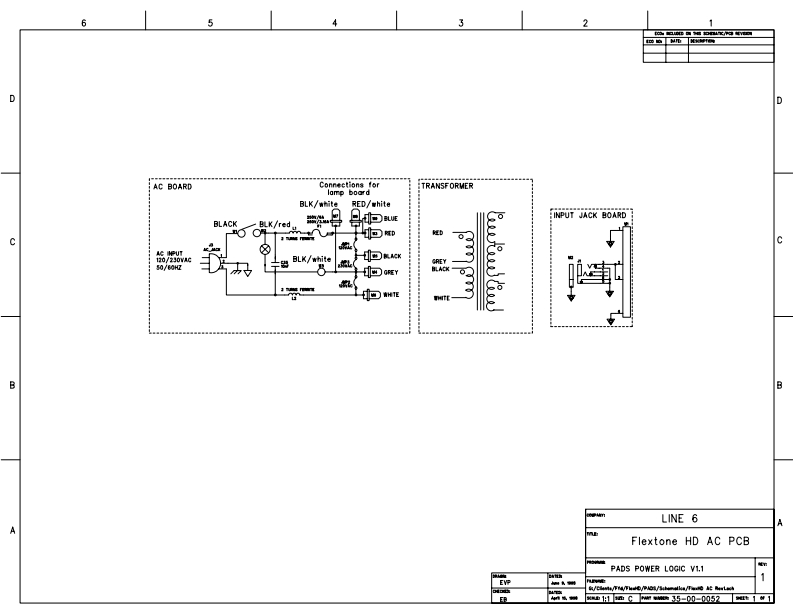 Line_6_Flextone_HD_Service_Manual维修服务手册含电器原理图