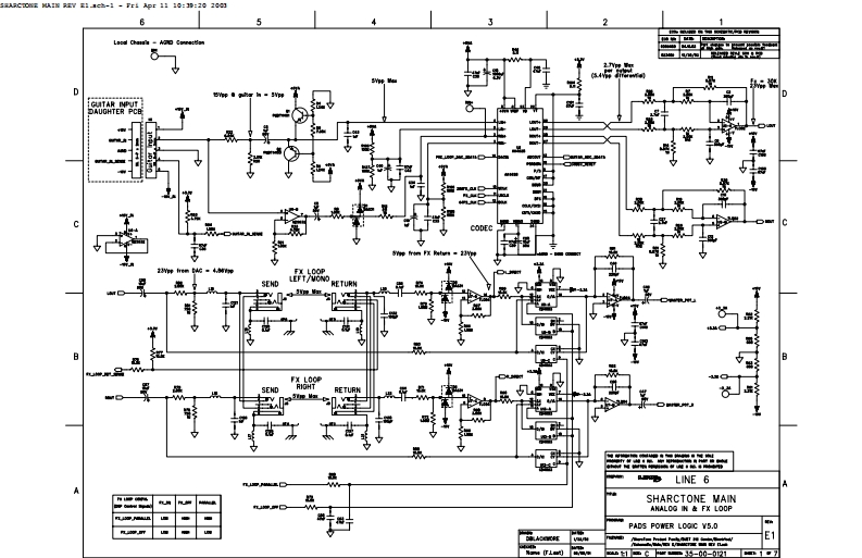 Line_6_HD147_Pilot_Service_Manual维修服务手册含电器原理图