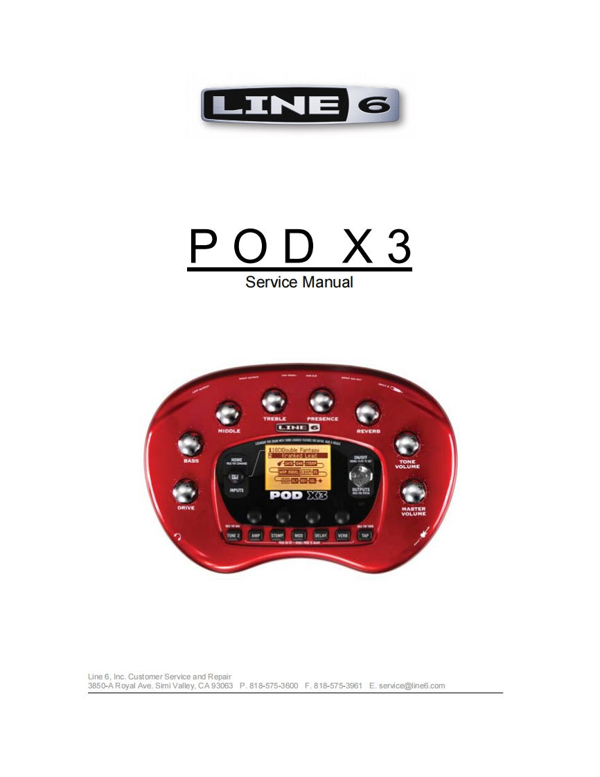 Line_6_POD_X3_Service_Manual维修服务手册含电器原理图新质力文库 - 聚焦新质生产力发展的数字化知识库_行业洞察 / 理论成果 / 实践指南免费下载新质力文库