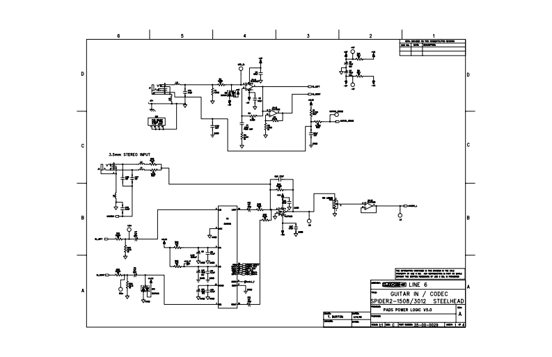 Line_6_Spider_II_15W_Service_Manual维修服务手册含电器原理图