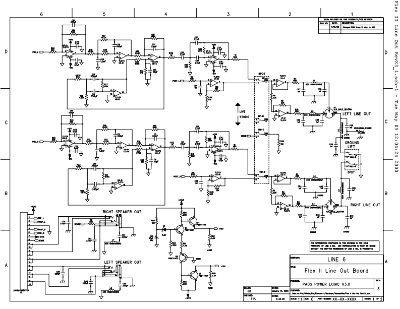 Line_6_flextone_2_电器原理图