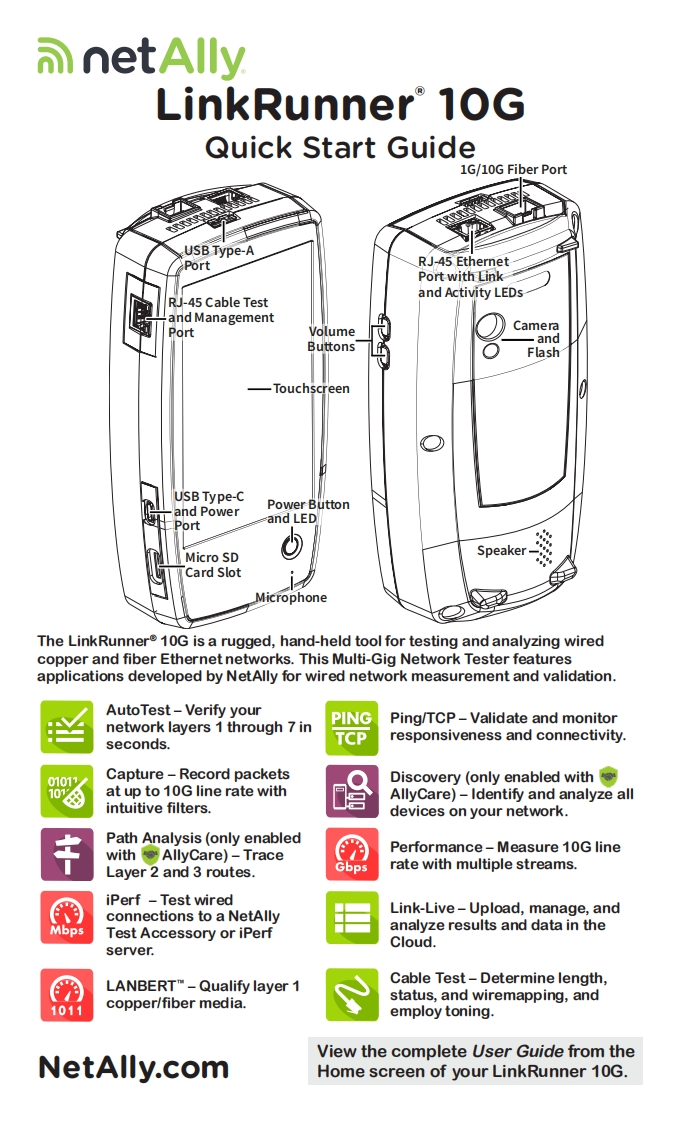 LinkRunner-10G-Quick-Start-Guide