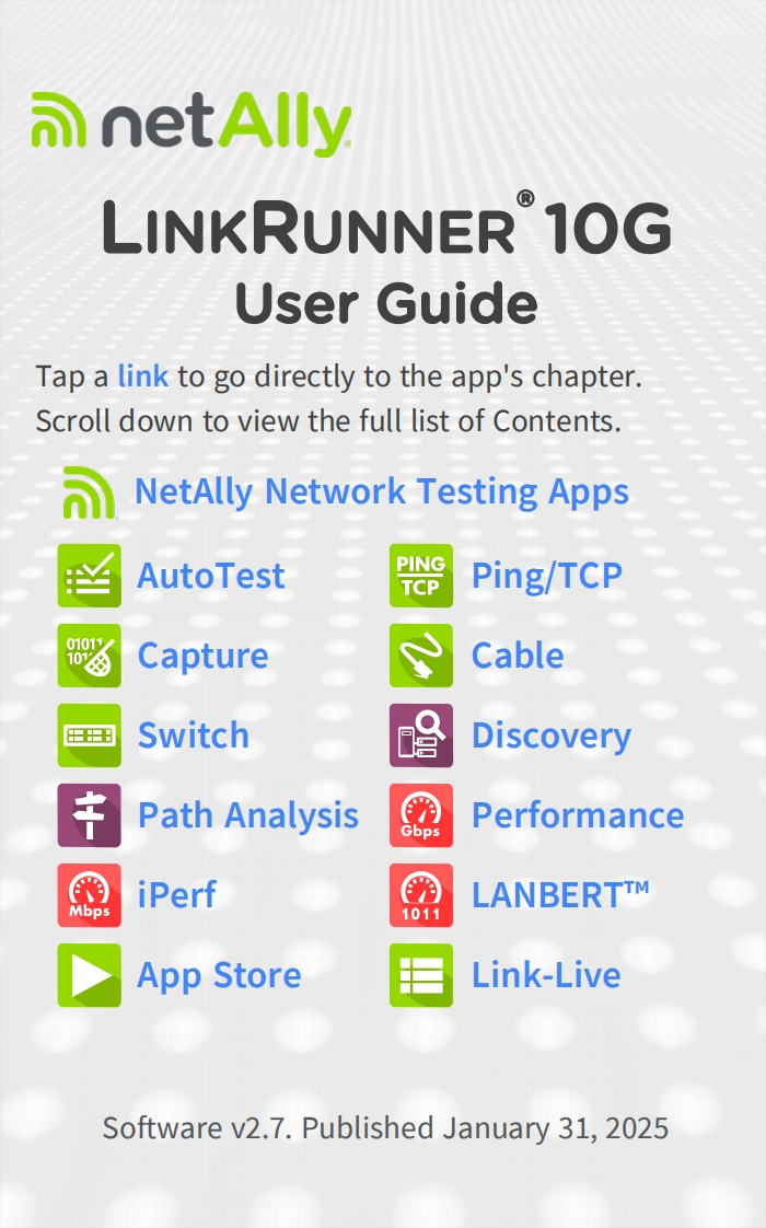 LinkRunner-10G-操作说明书手册-v2.7