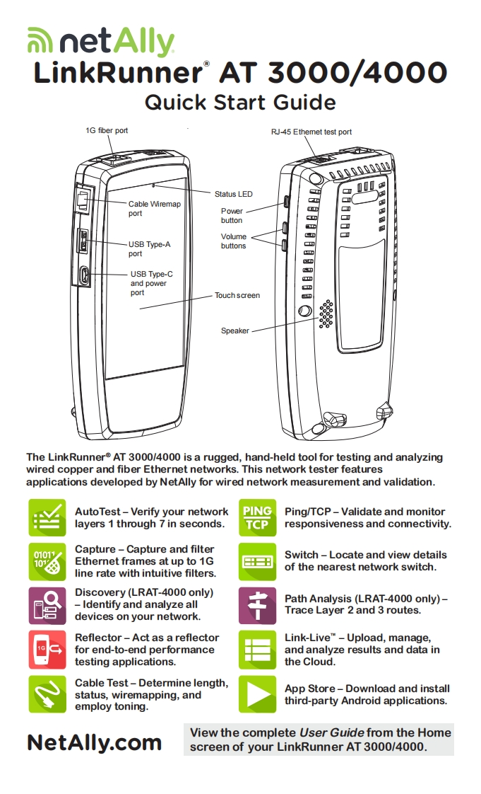 LinkRunner-AT-3000-4000-Quick-Start-Guide