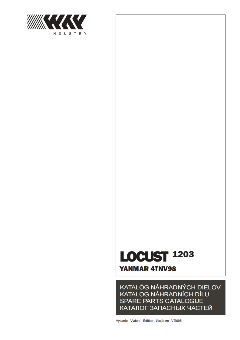 Locust-L1203-Skid-Steer-Loader-零部件手册ue-PDF