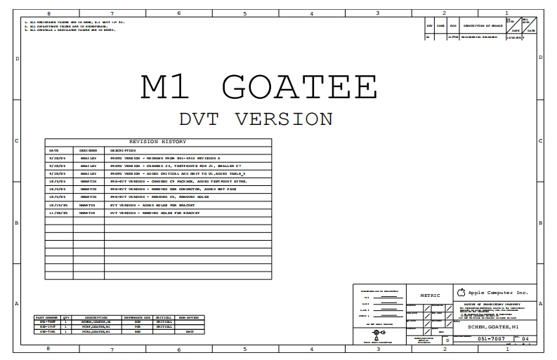 M1_DVT_GOATEE-DVT---051-7007笔记本电器原理图